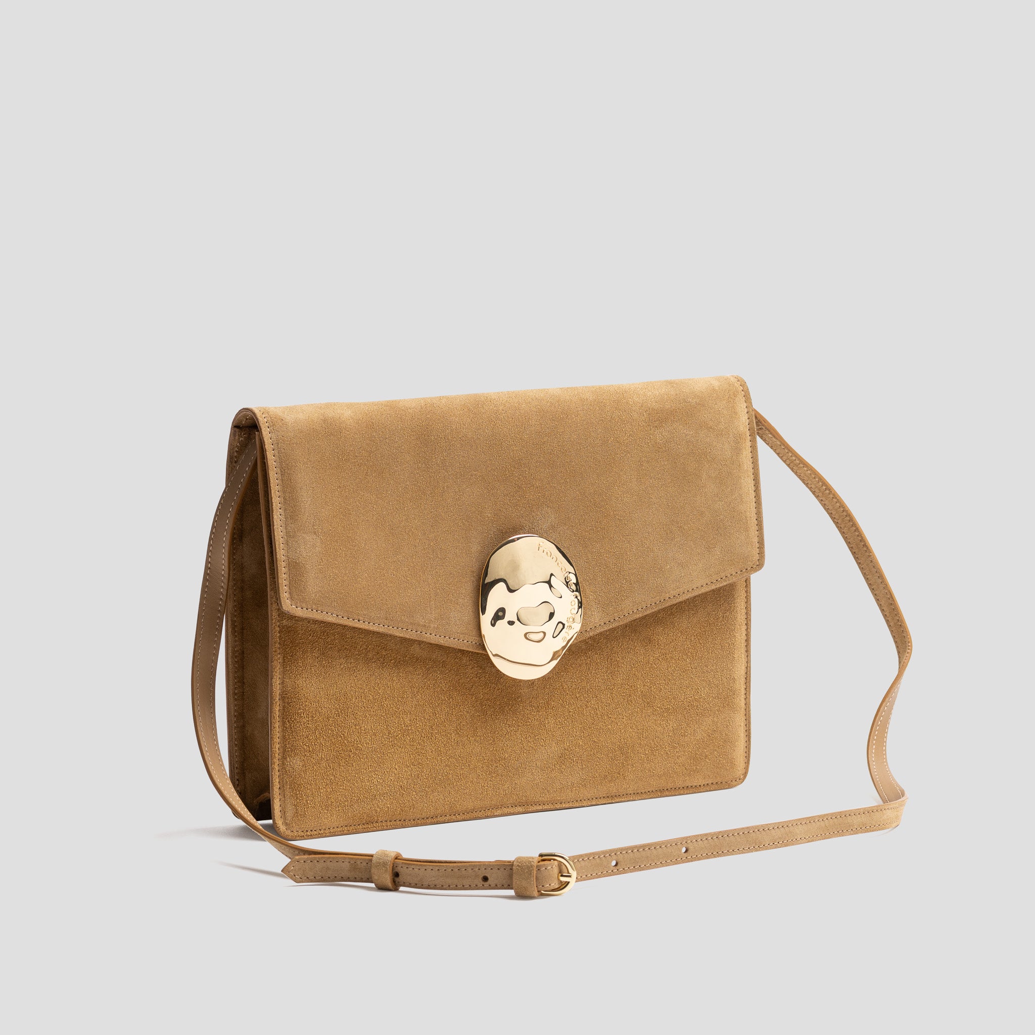 Artémis flat | suède moutarde