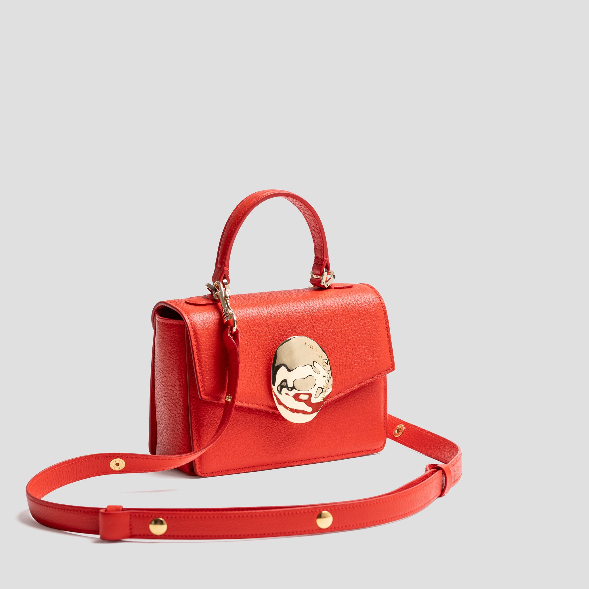 Artémis mini | cuir grainé rouge | Edition Limitée