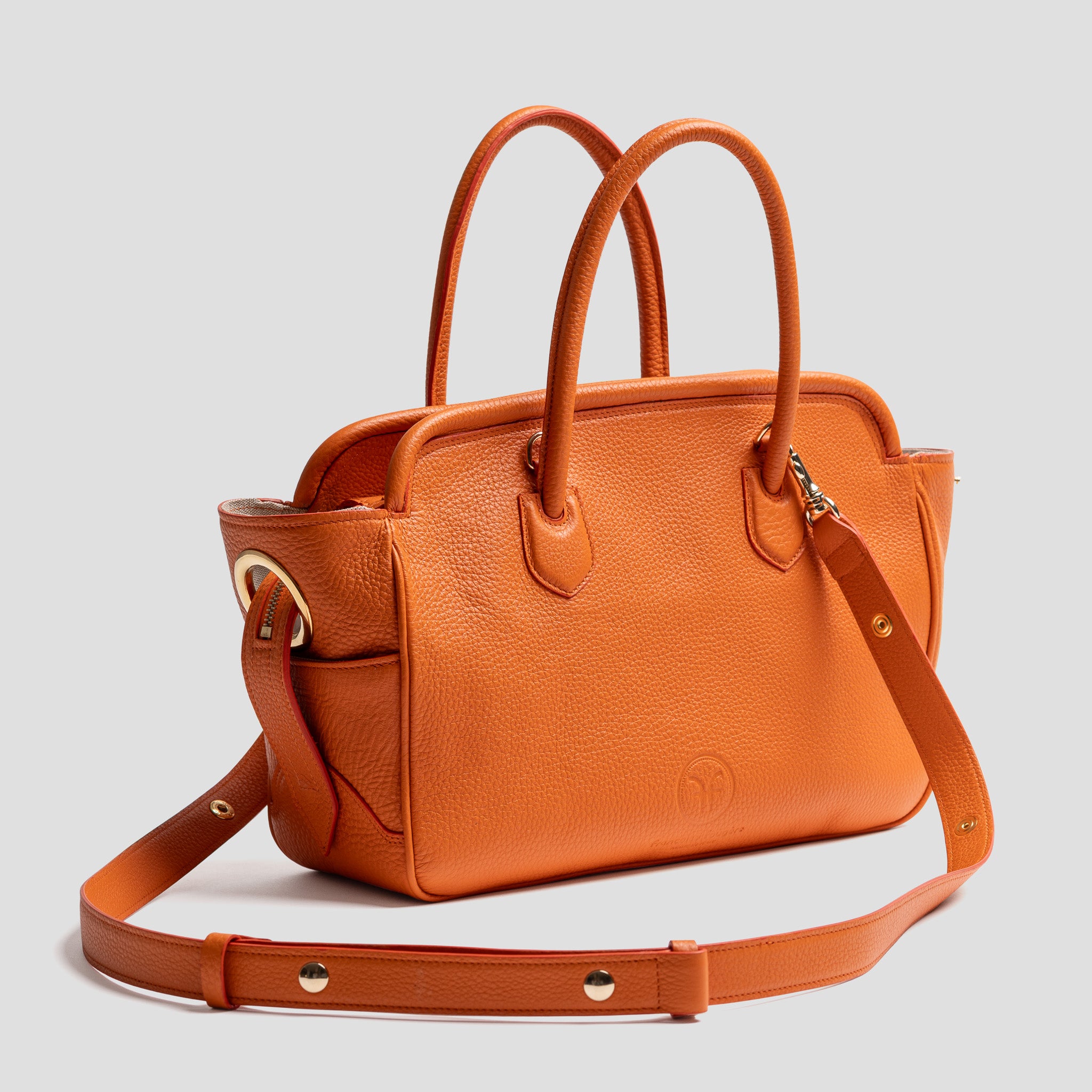 Mercure 24H | cuir grainé orange | Edition Limitée