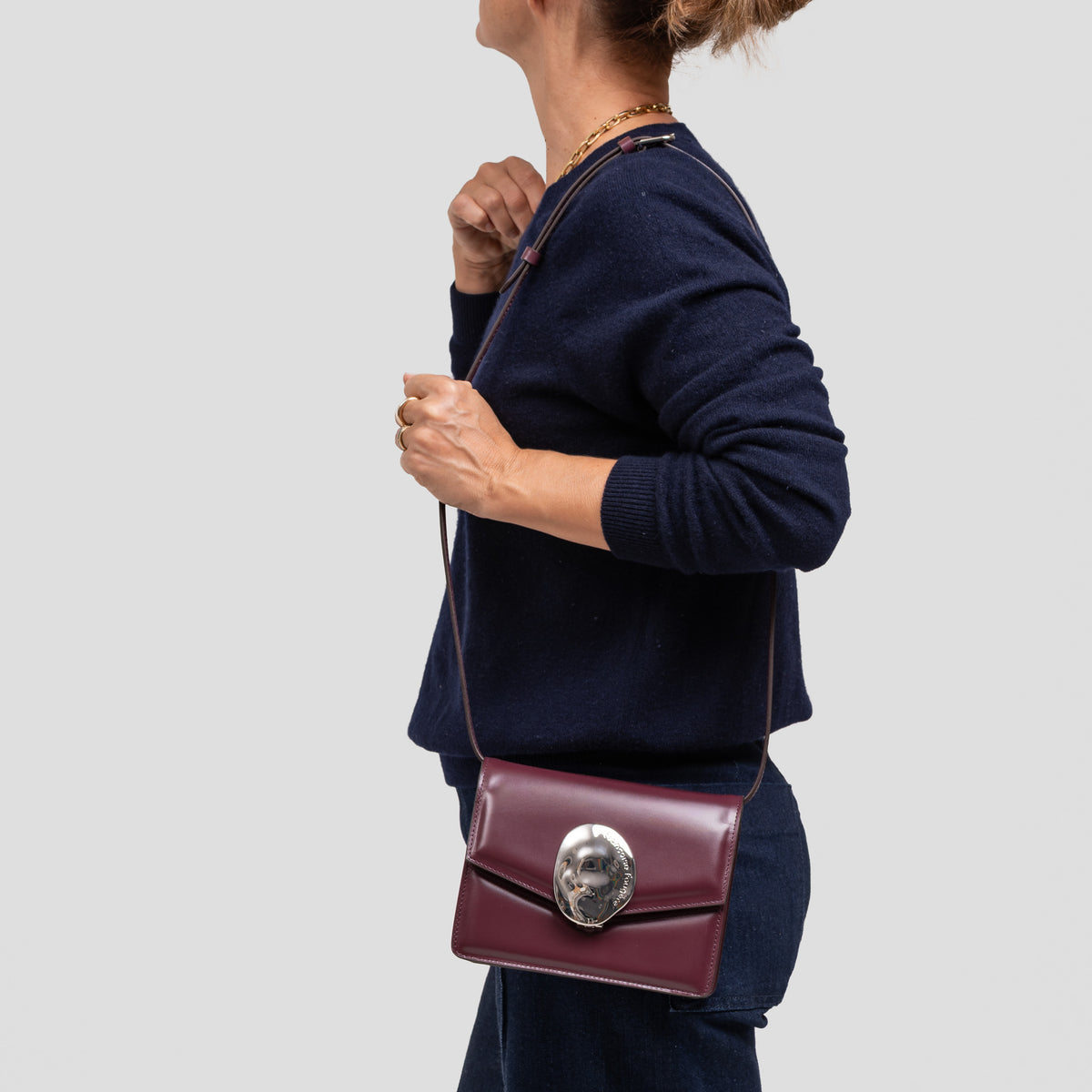 Appolonia | cuir lisse ruby cherry