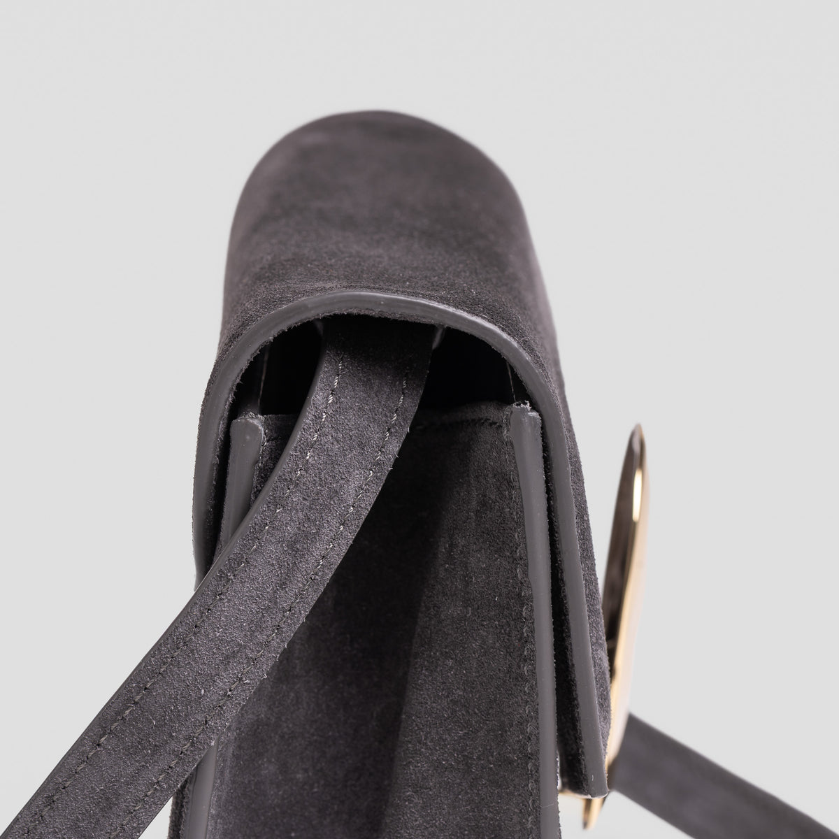 Appolonia | cuir suede gris glacé