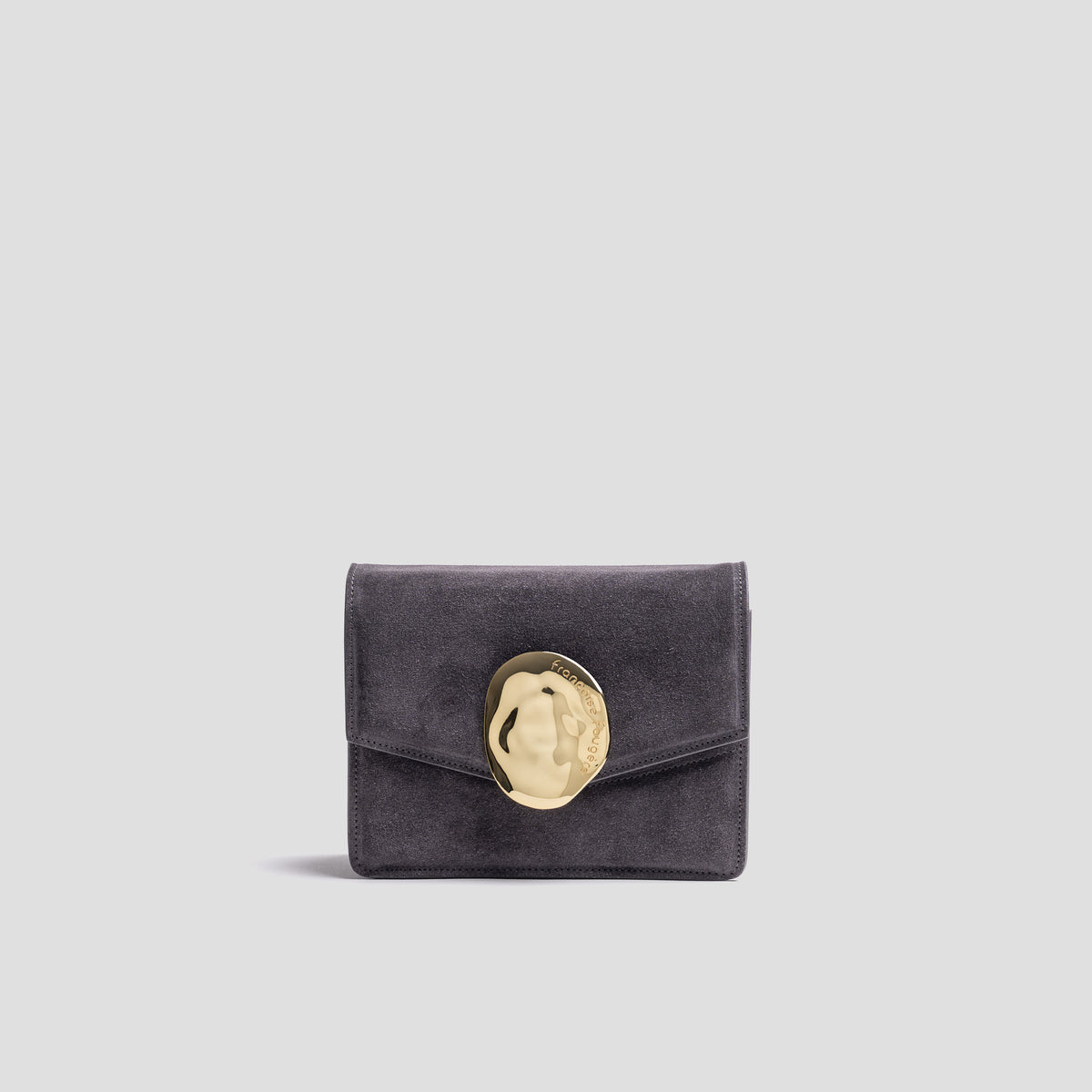 Appolonia | cuir suede gris glacé