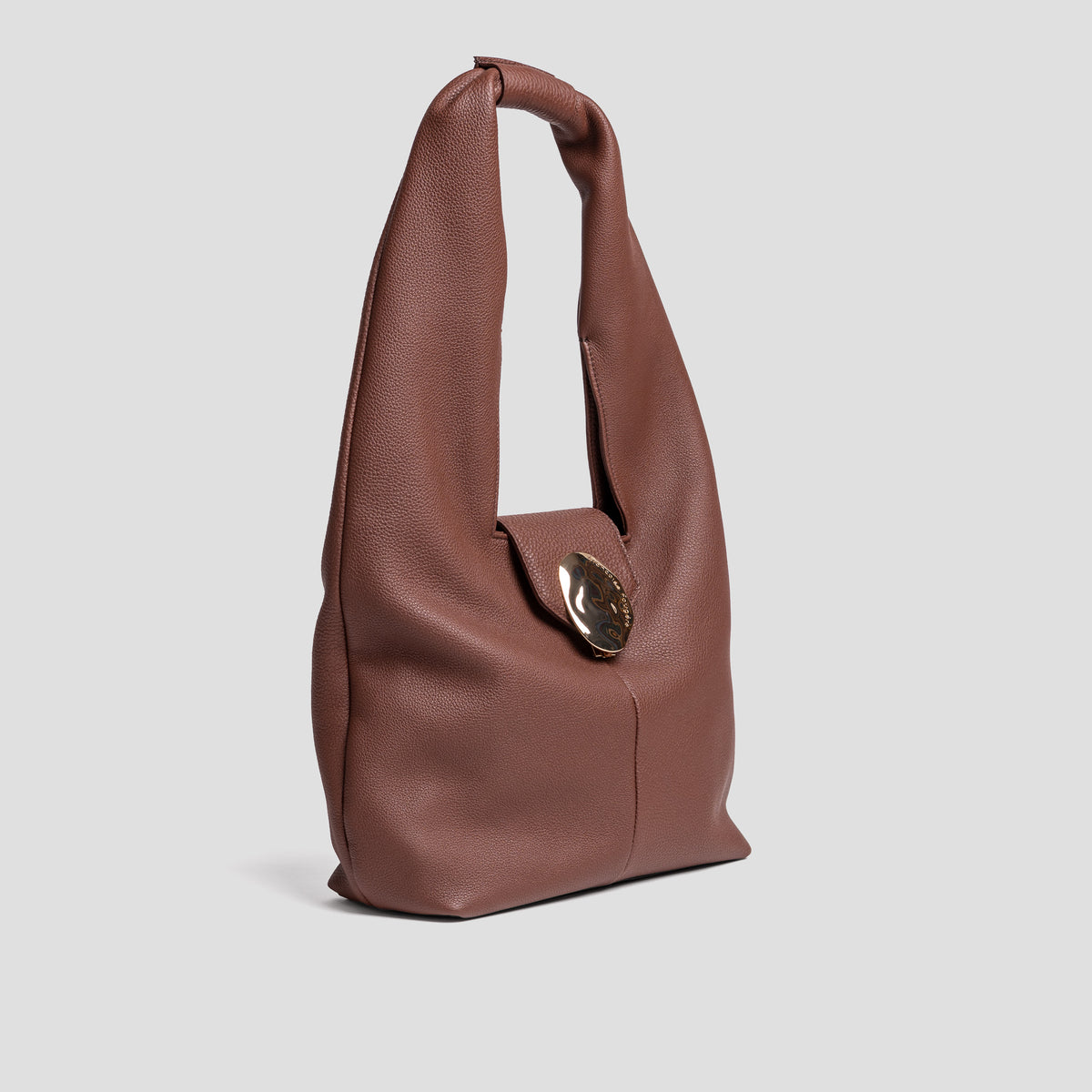 Odette | cuir grainé moka