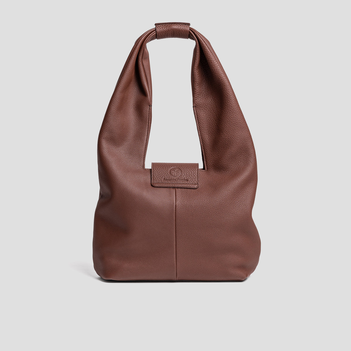 Odette | cuir grainé moka