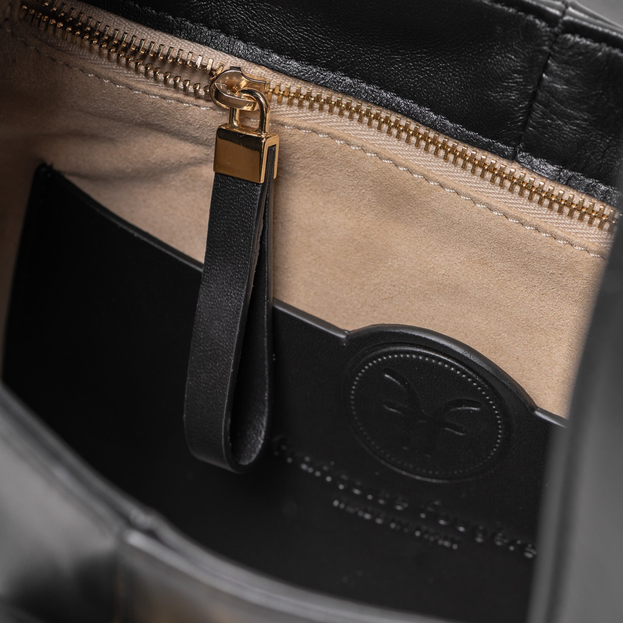 Odette | Hobo cuir lisse noir