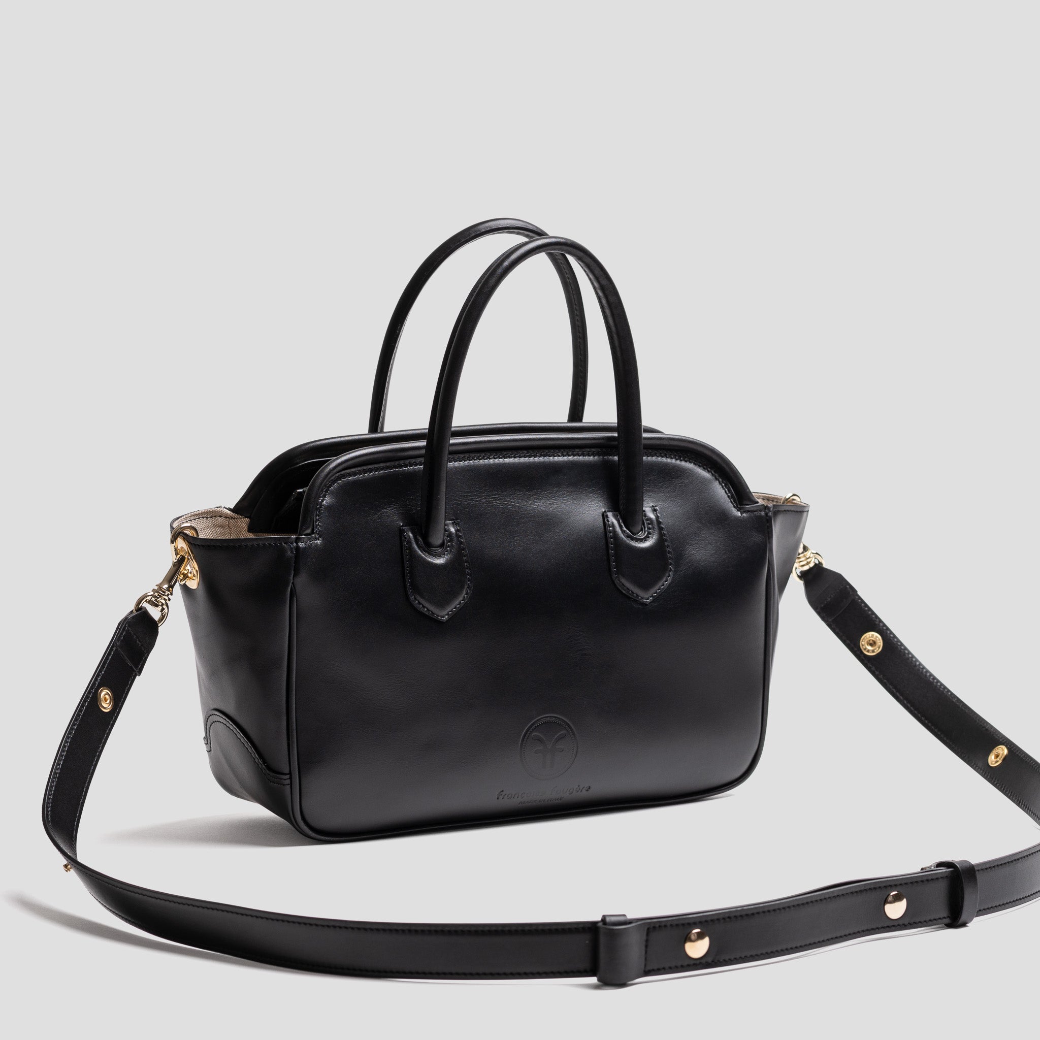 Mercure | cuir lisse noir