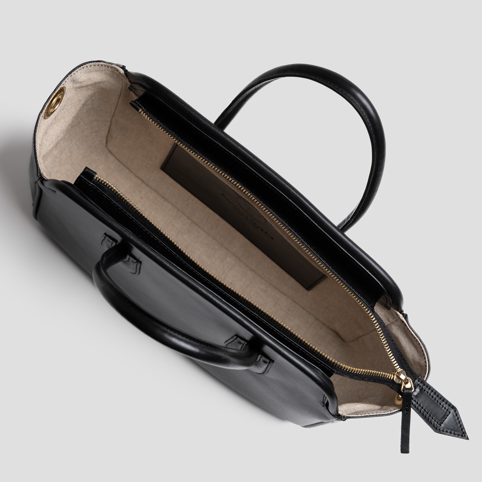 Mercure | cuir lisse noir