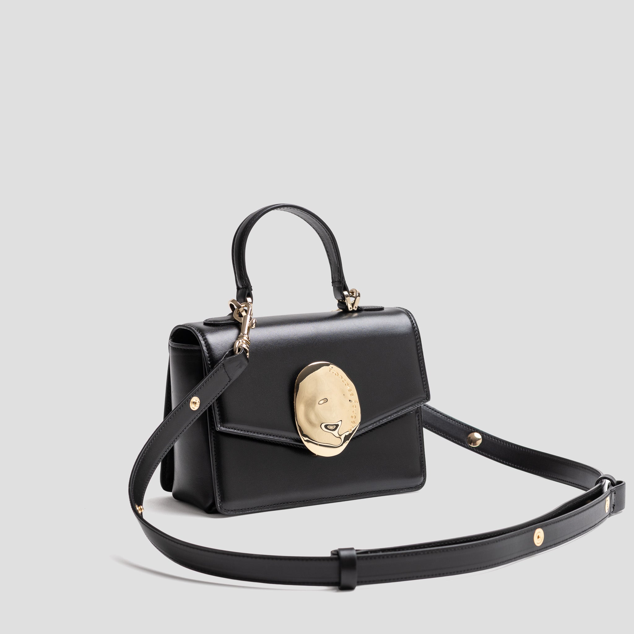 Artémis mini | cuir lisse noir