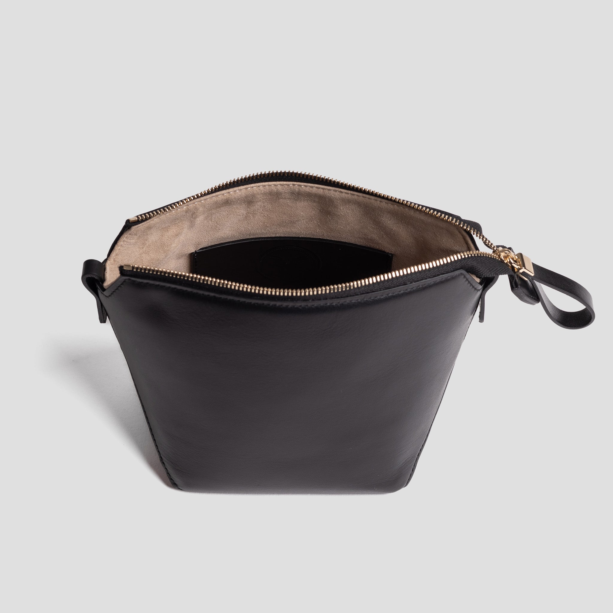 Trousse maquillage | cuir noir