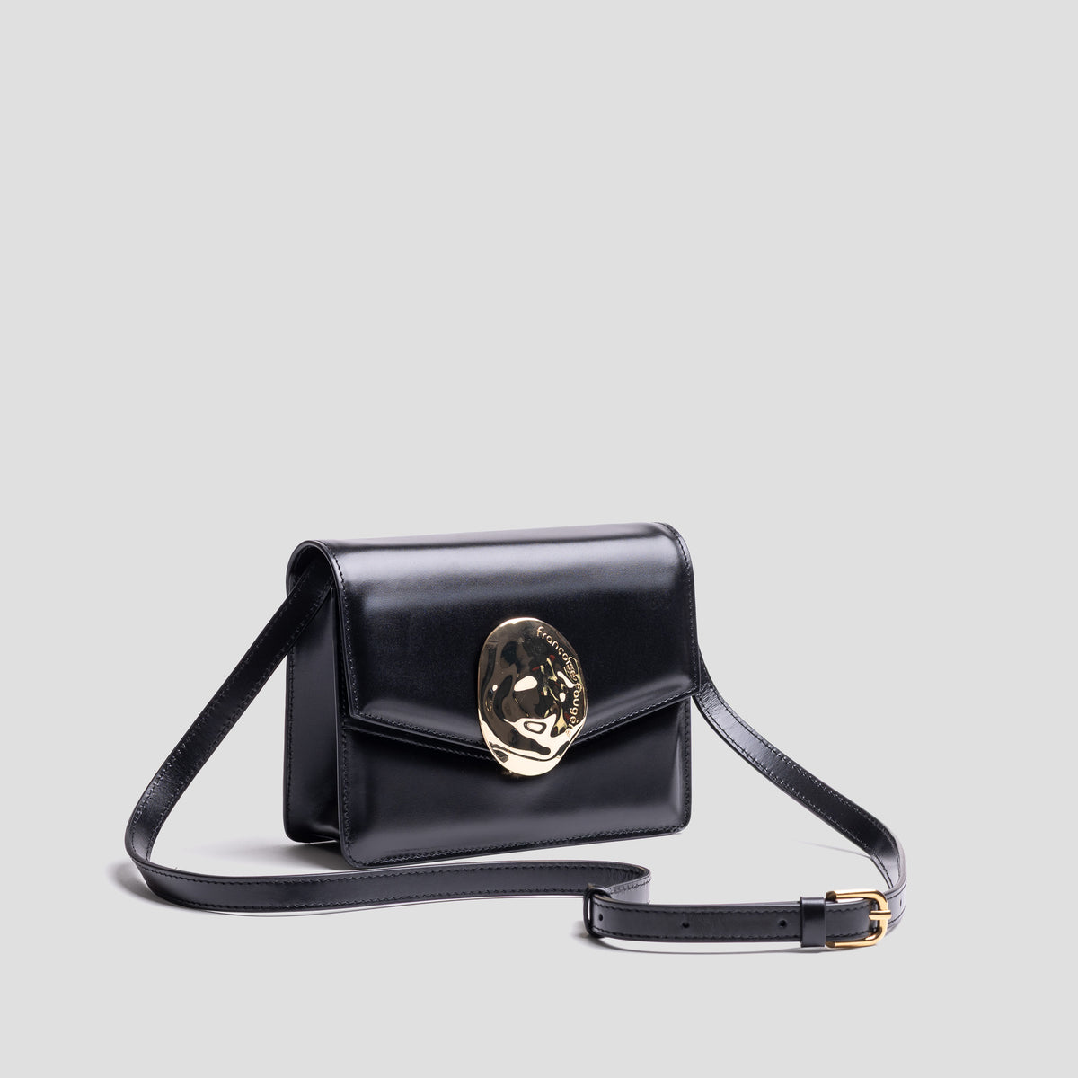 Appolonia | cuir lisse noir