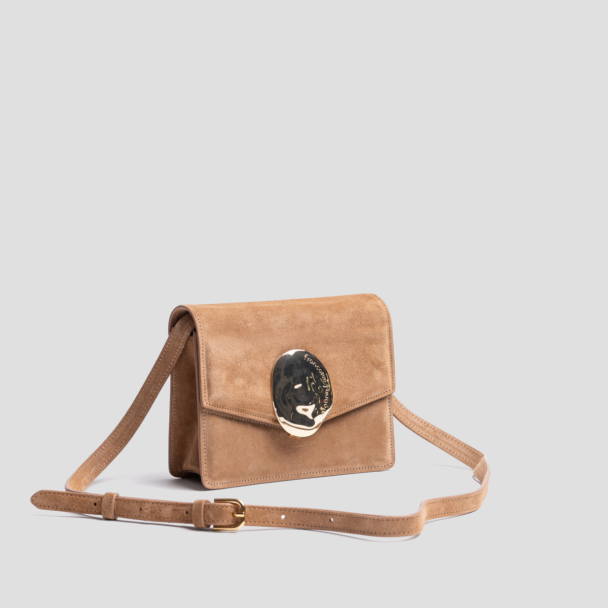 Appolonia | cuir suede beige