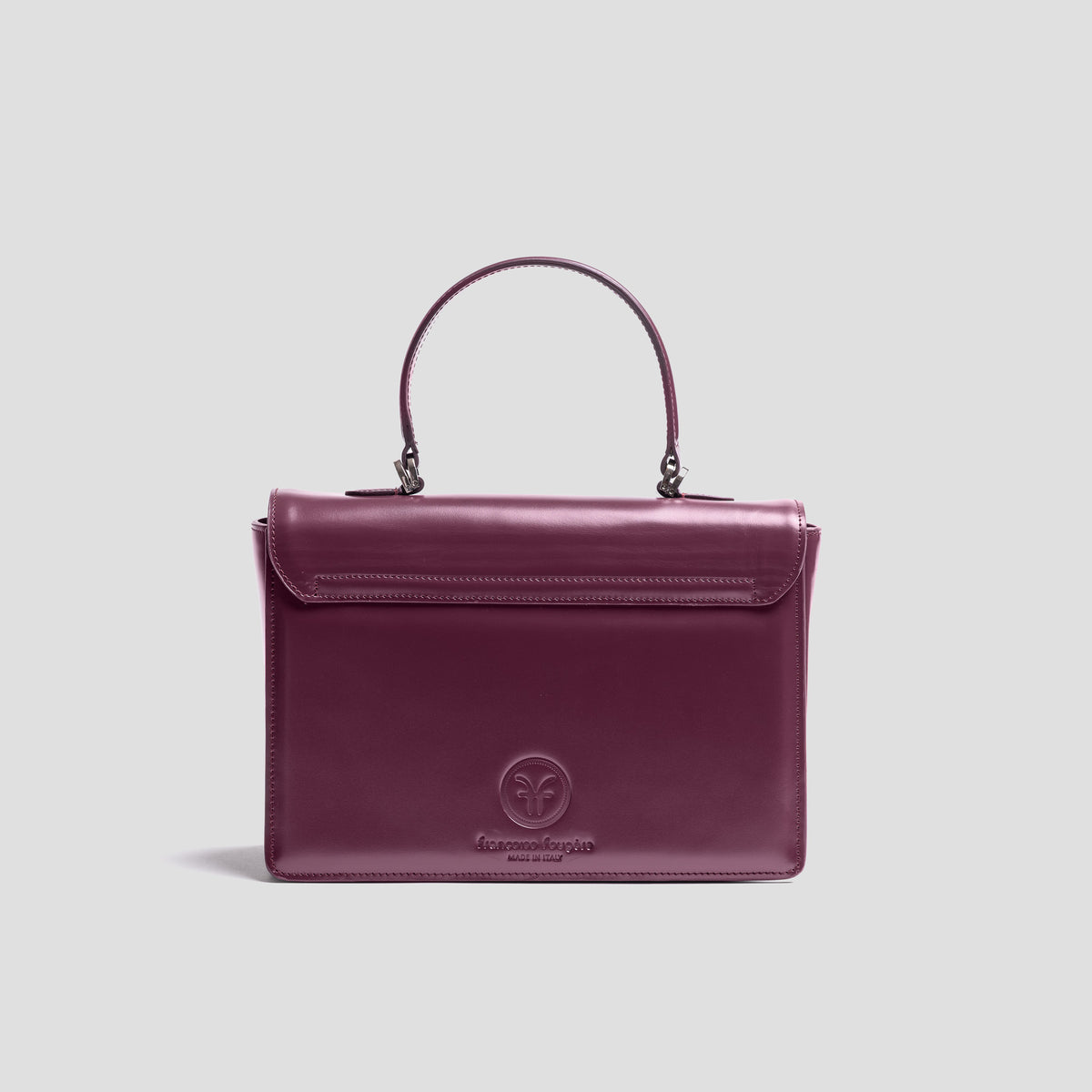 Artémis | cuir lisse ruby cherry