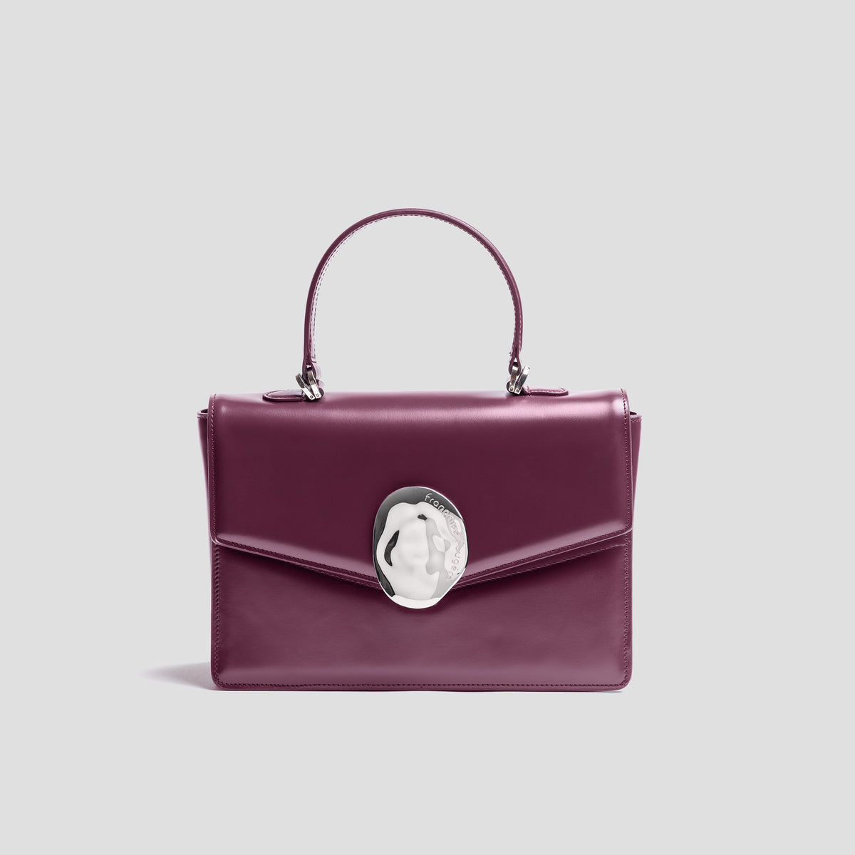 Artémis | cuir lisse ruby cherry