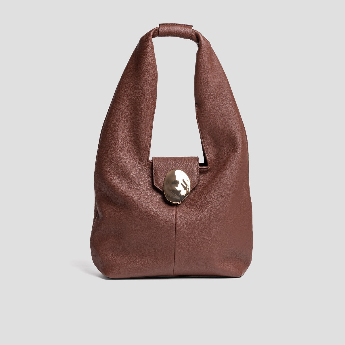 Odette | cuir grainé moka