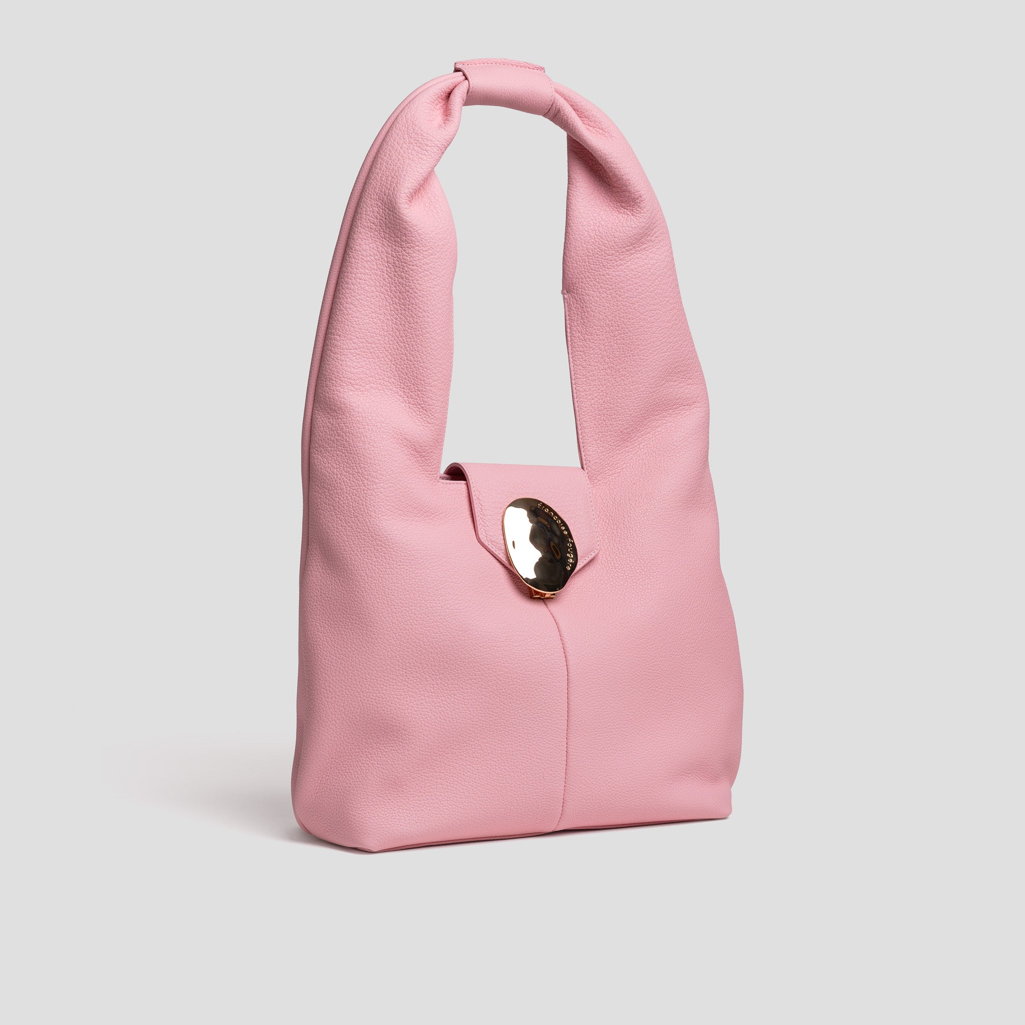 Odette | cuir grainé rose