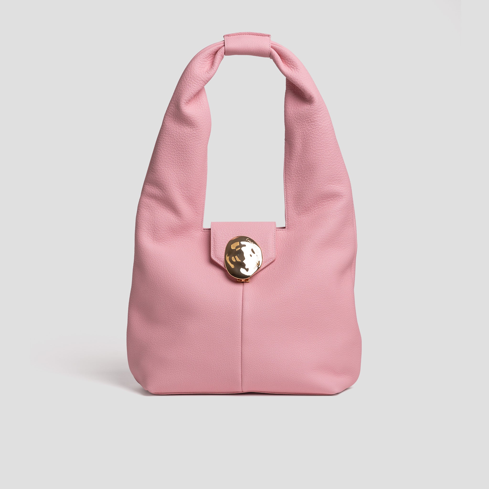 Odette | cuir grainé rose