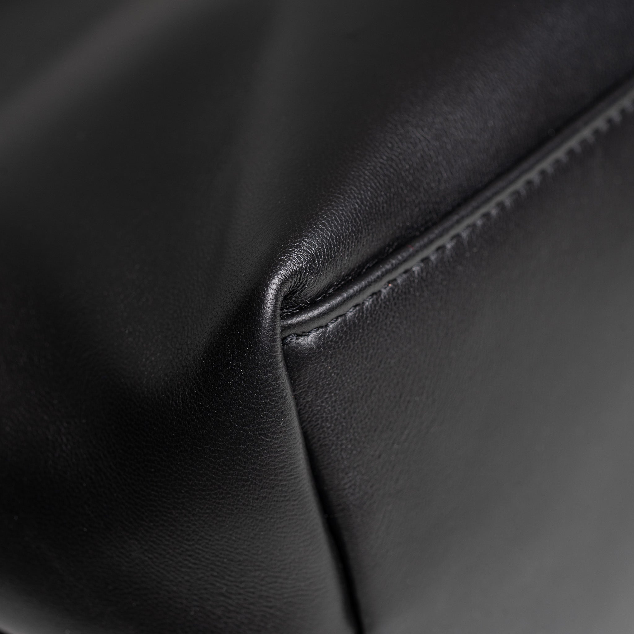 Odette | Hobo cuir lisse noir